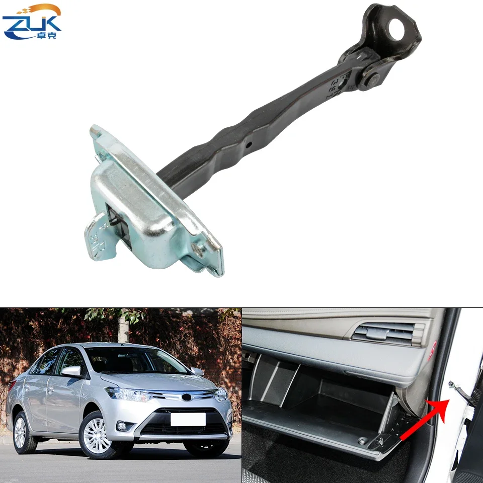 ZUK Door-Check Strap Stopper Door Checker Actuator LH=RH For TOYOTA Vios Yaris Sedan NCP150 2013-2016 68610-0D120 68630-0D160