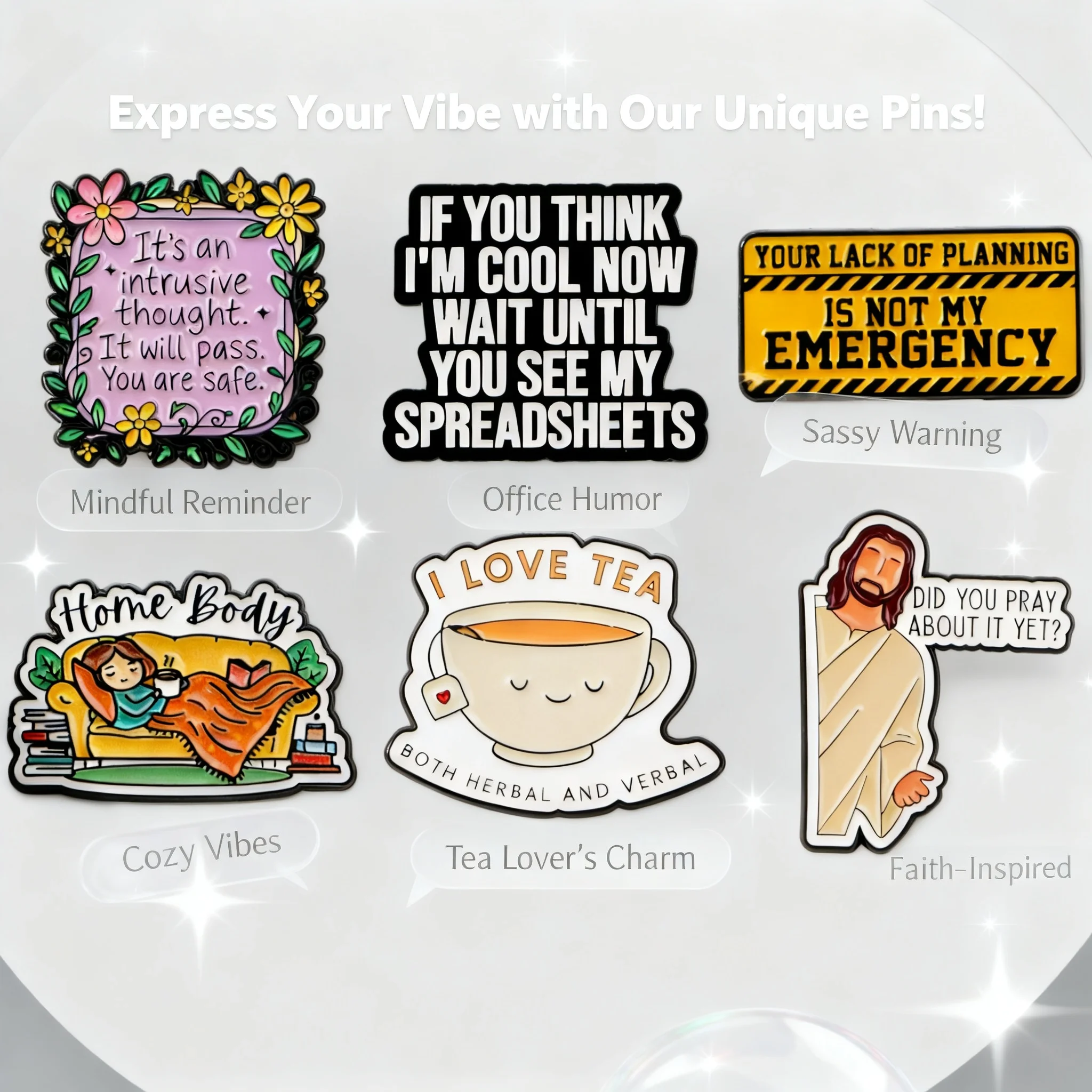 

Cute I Love Tea Enamel Pin Funny Brooches Hat Lapel Pins Jesus Quotes Badges Cosplay Accessories Toys Gifts for Backpack
