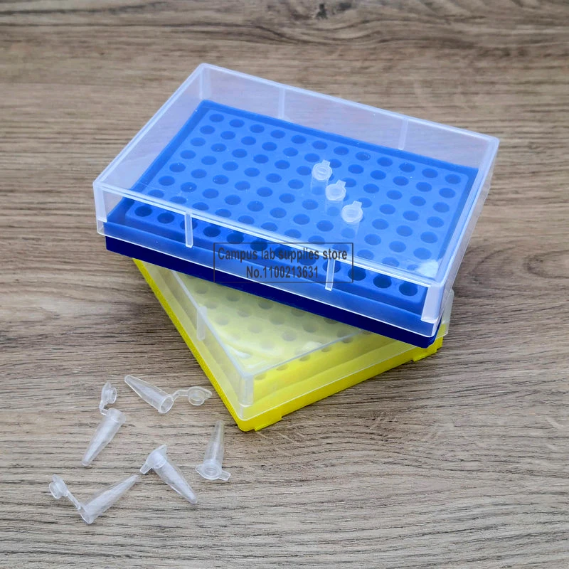 1/2/5/10 stücke 0,2 ml Kunststoff Zentrifuge Rohr Box mit 96 Slots, lagerung Boxen von PCR Rohr Labor Liefert