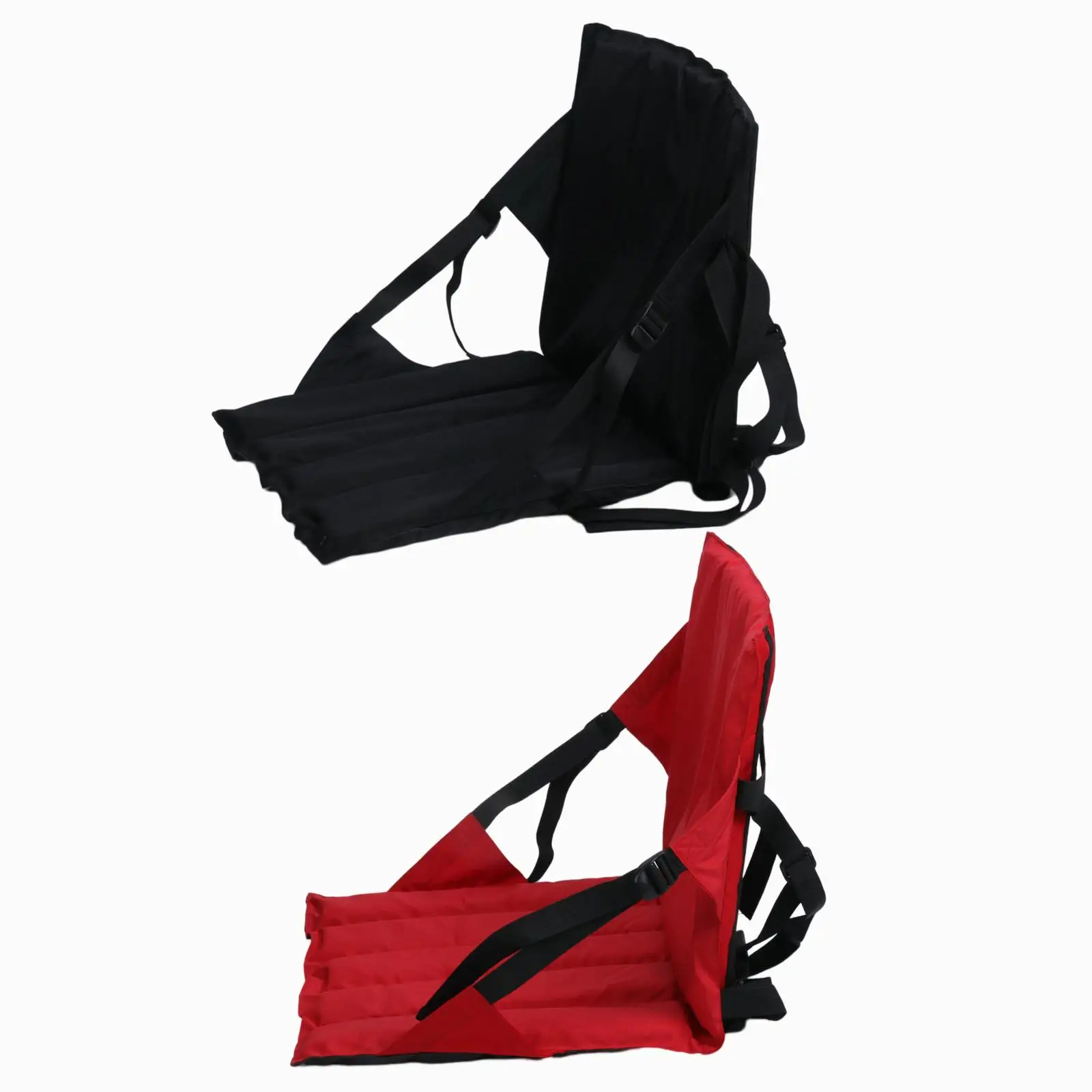 مقاعد كاياك مع دعم خلفي متينة مع جيب تخزين، مقعد وسادة قابل للطي للتنزه سيرًا على الأقدام وصيد الأسماك والرياضات المائية والتجديف #1