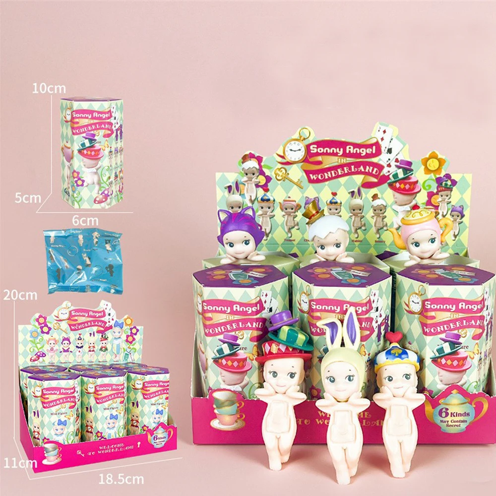 

Hot Angel Blind Box Figure Hippers Animal Easter Series Anime Figures Ornaments Dolls Desktop Ornament Christmas Gift