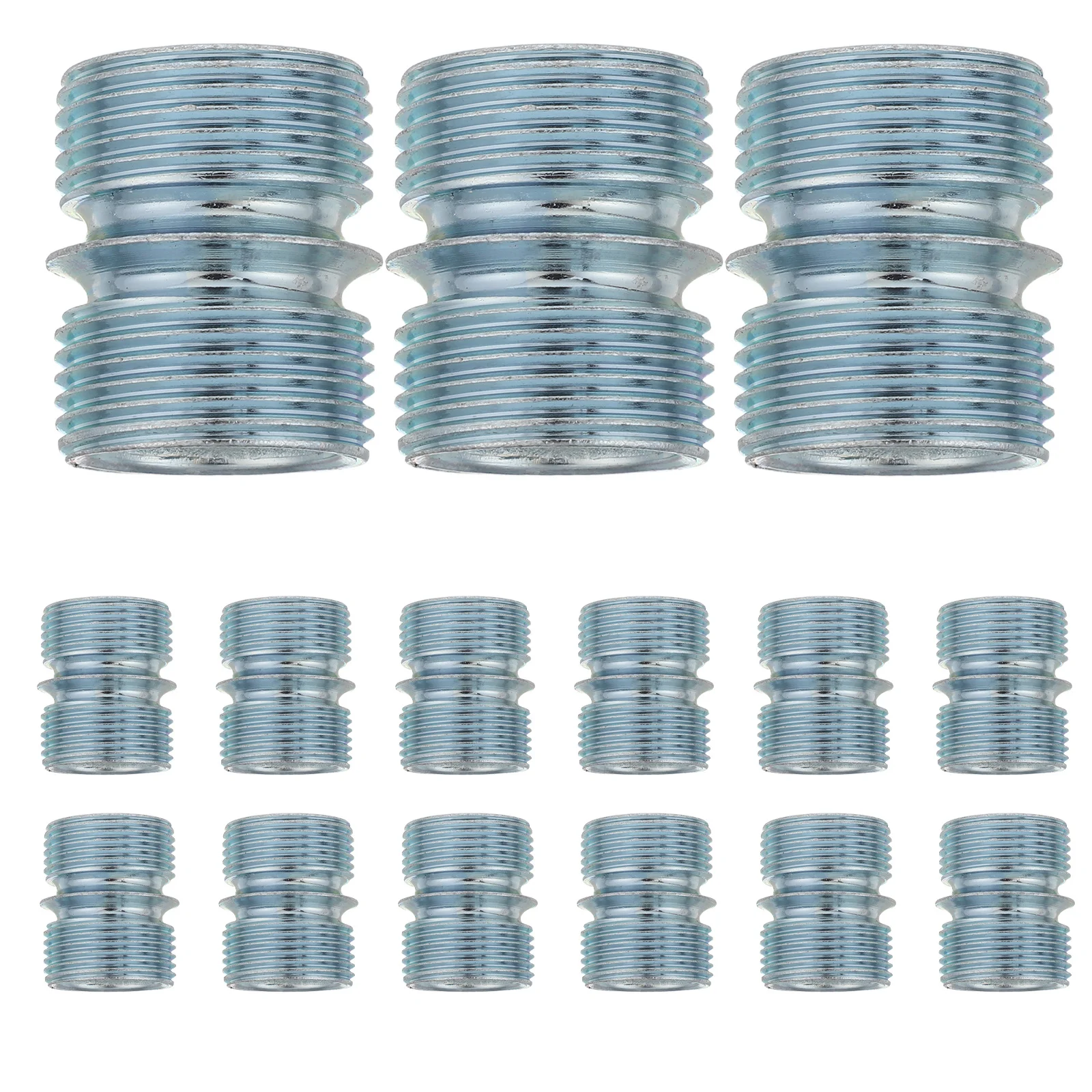 20 قطعة رف معدني موصل المكسرات 25 مللي متر Od فتحة مزدوجة تصميم رفوف الأسلاك موصلات لدعم الحمل الموثوق في المساحات الصناعية