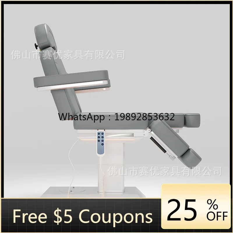 

LYY Electric Adjustable Beauty Bed Injection Bed Multifunctional Split-Leg Pedicure Chair Dental Examination Treatment Bed1