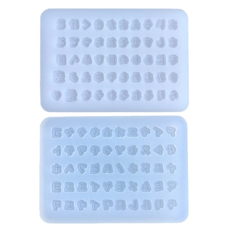 F42F Resin Shaker Filling Mold,Silicone Letter Mold Epoxy Resin Mold Filler Casting Filling Mold for Jewelry Making