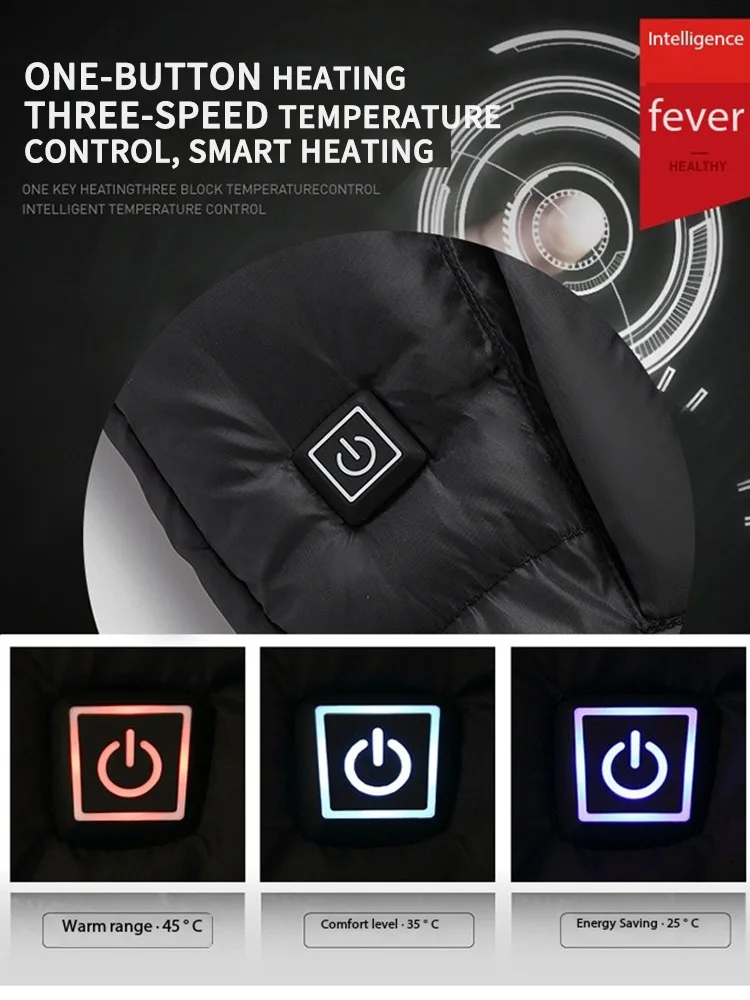 Men USB Heated Vest Heating Sleeveless Baseball Jackets 2024 Winter Women Thermal Heater Warm Waistcoat Hunting Ski Coat H2305