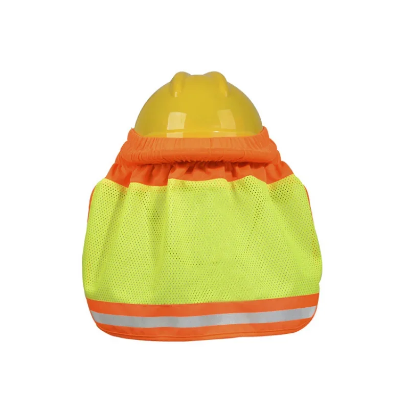 New Summer high temperature sunscreen farm cap sunshade with high visibility fluorescent reflective awning cool and breathable