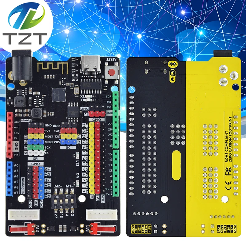 

Плата разработки ESP-DO ESP32, 16 МБ, совместимая с интерфейсом UNO R3/UNO R4, робот-уровневый экзамен 56, основная плата управления для Arduino