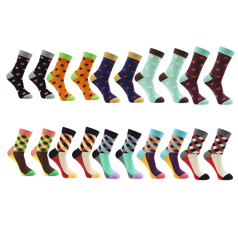 Men Cotton Retro Abstract Oil Painting Art Socks Shout Modern Van Gogh Starry Night Happy Oil Painting Skateboard Sock