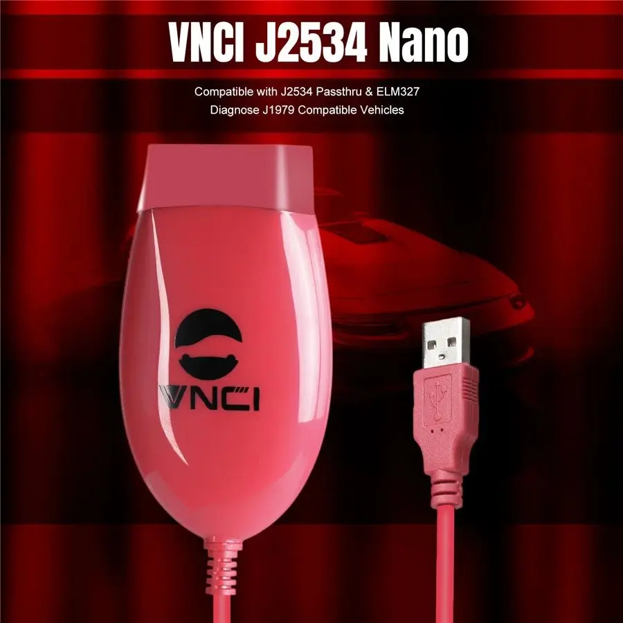 

VNCI J2534 For Nano Suit for J2534 Passthru ELM327 Diagnose J1979 Compatible Vehicles Switch Mode Automatically