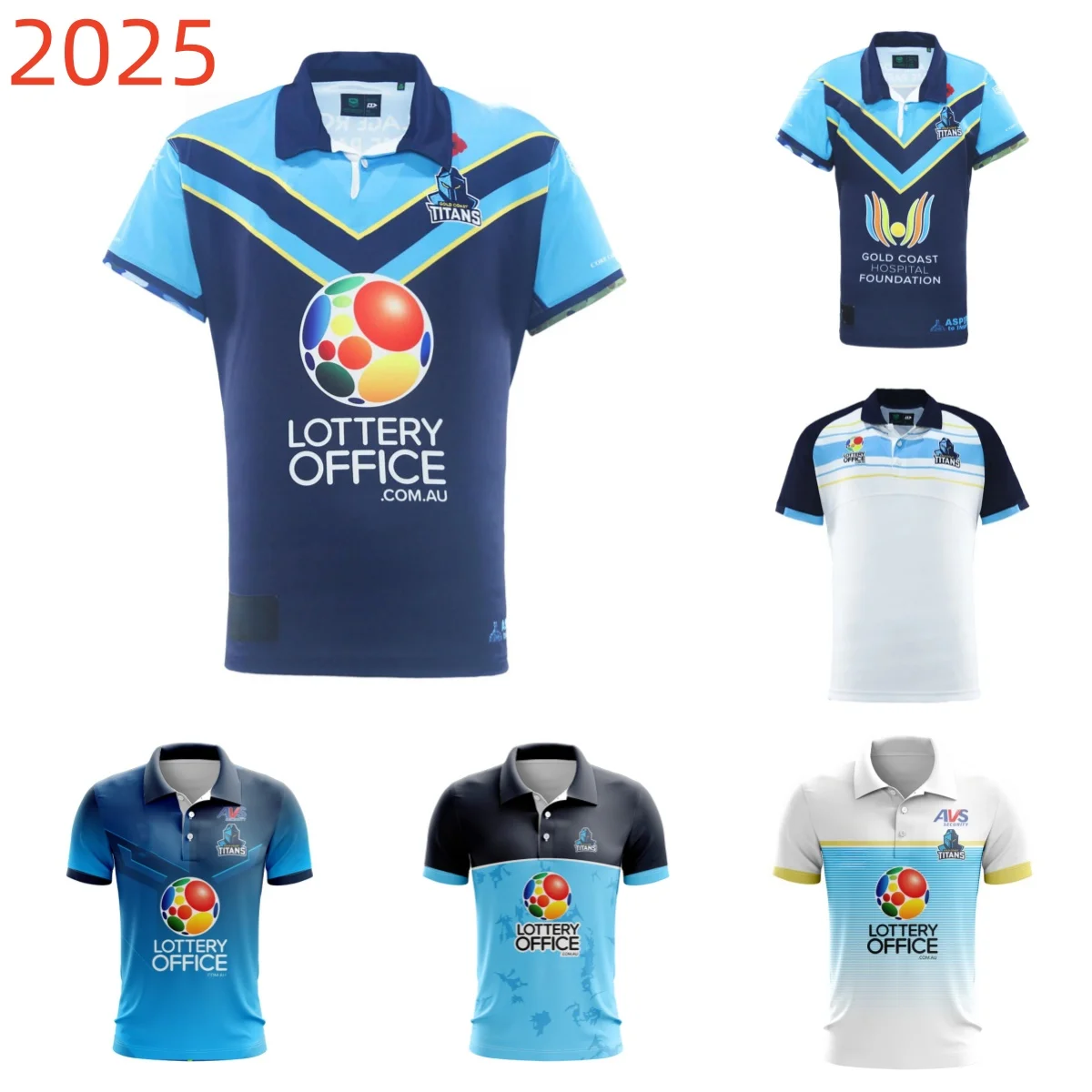 

Titans 2025 ANZAC Jersey/Titans 2025 Home Polo Shirt-high quality