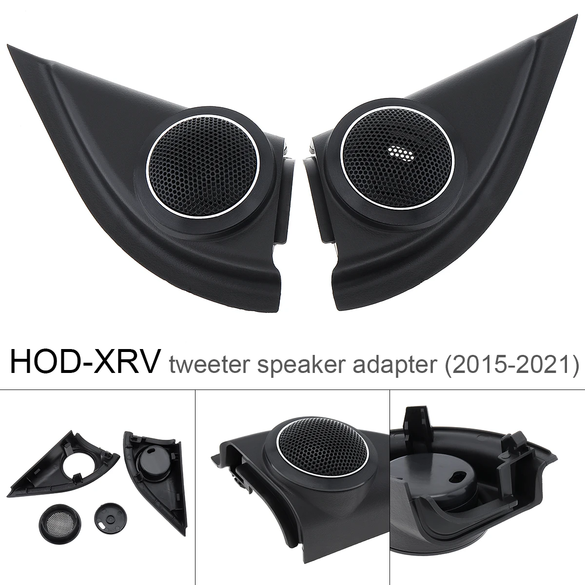 

ABS Materia Hifi System Tweeter Horns Cover Fit for Honda 2015- 2021 Refitting Installation Front Door Speaker Adapter Kit