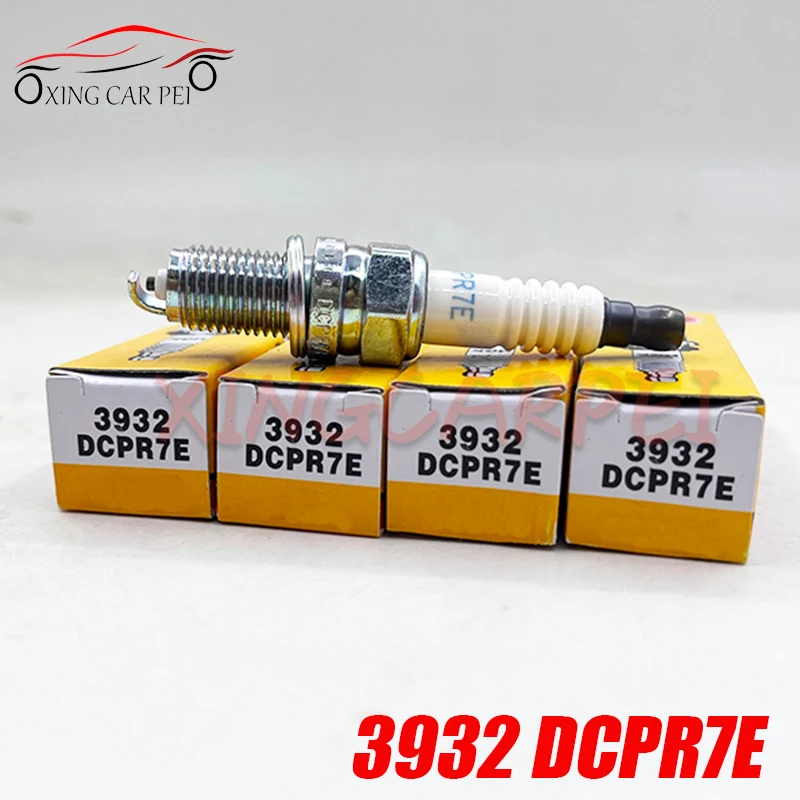 4 Uds 3932 DCPR7E bujía para SUZUKI DAIHATSU SIRION XENIA CHEVROLET AVEO SAIL FIAT 500 DOBLO IDEA PANDA PUNTO TIPO