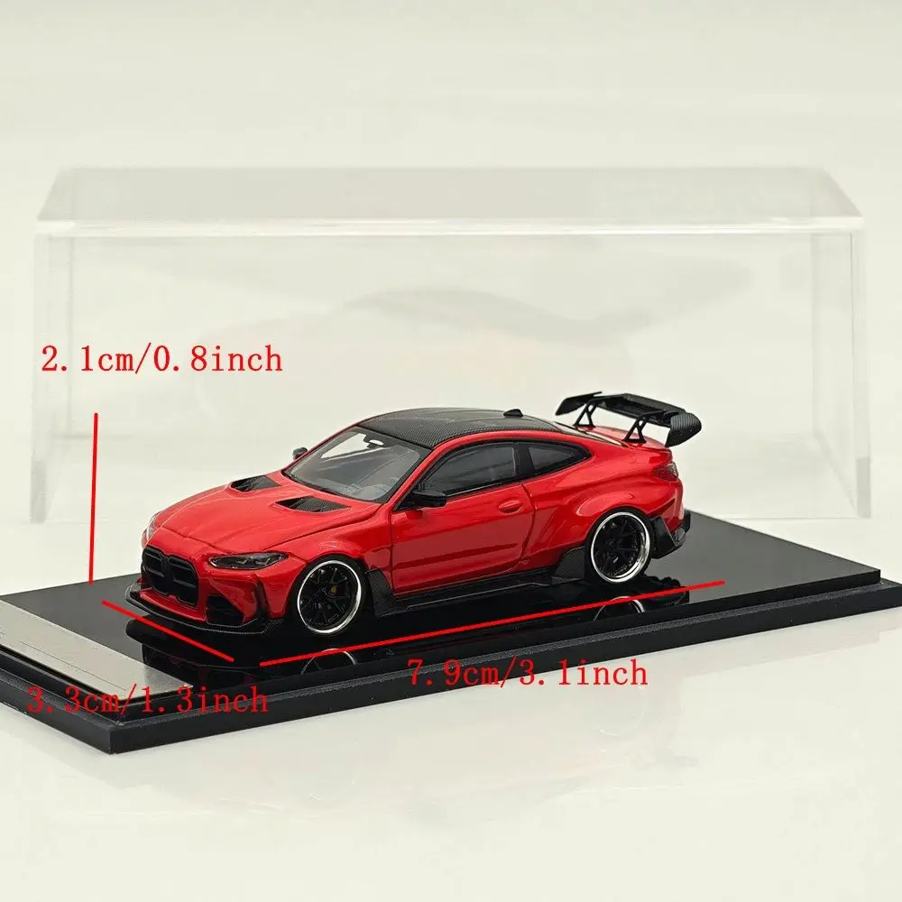 SW 1/64 مقياس ل M4 G82 الأخضر الرياضة دييكاست نموذج سيارة مصغرة محدودة جمع هدية لعبة نماذج السيارات