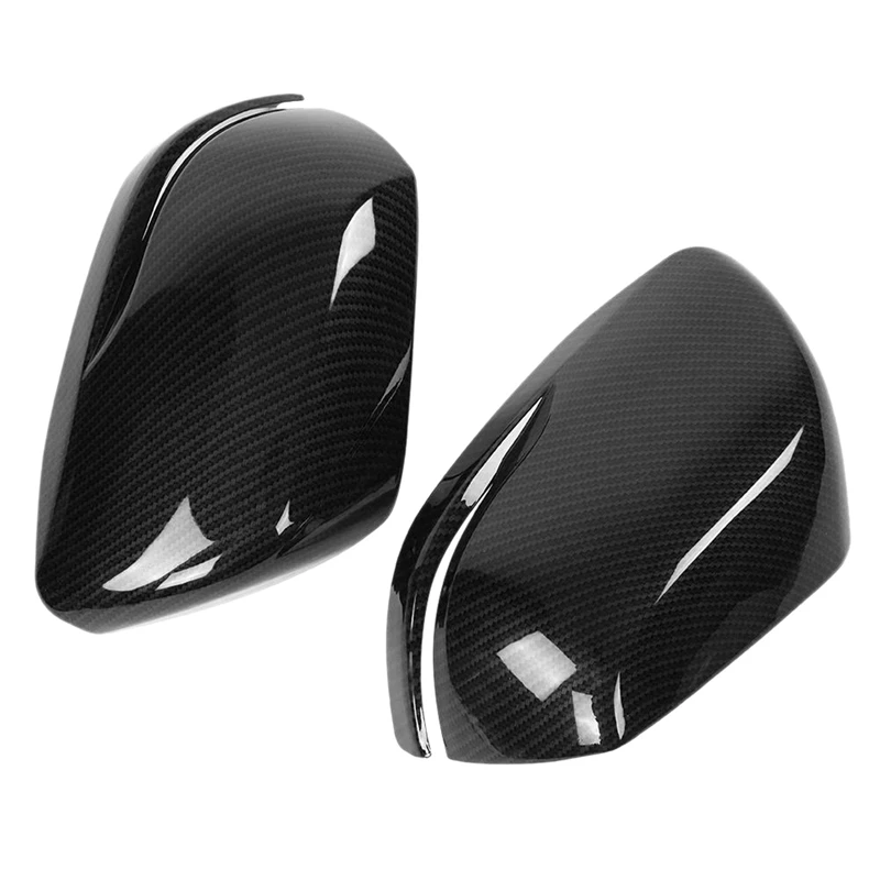 

4Pcs Car Carbon Fiber Side Rearview Wing Mirror Cover For Honda Crv 2017