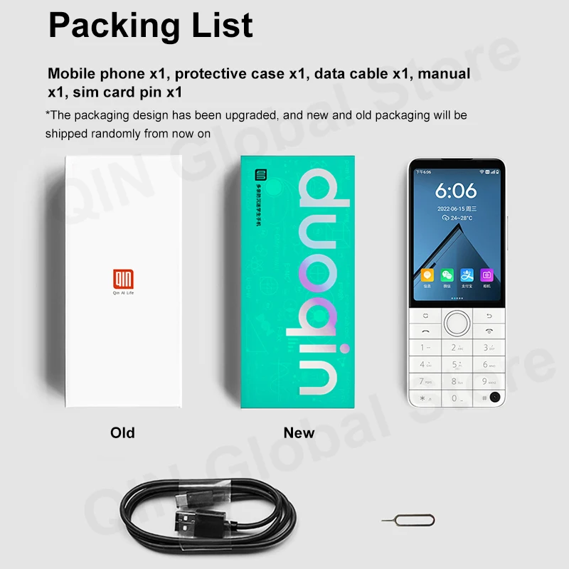 携帯電話本体 duoqin F22 Pro Qin F22 Pro Duoqin MTK Helio G85 Wifi 3.54 Inch 4GB 64GB Octa Core