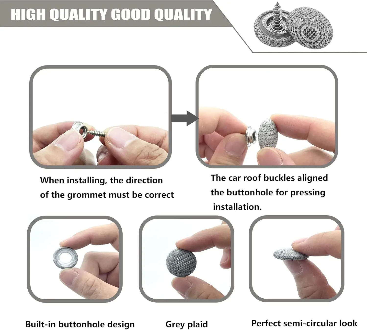 

40Pcs Car Interior Decor Ceiling Cloth Snap Pins Retainer Fastener Fixed Screw Buckle Auto Roof Headliner Repair Rivets Button