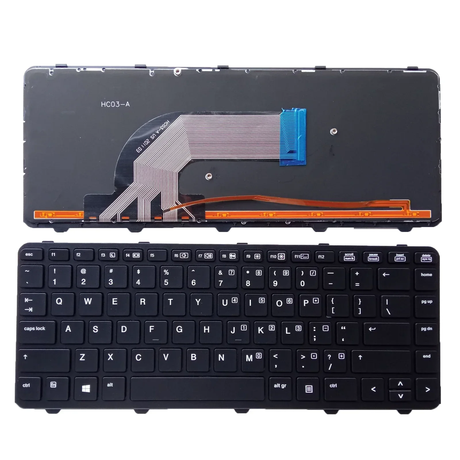 

US Laptop Keyboard for Hp ProBook 430 g2 440 g0 g2 445 g2 640 645 g1