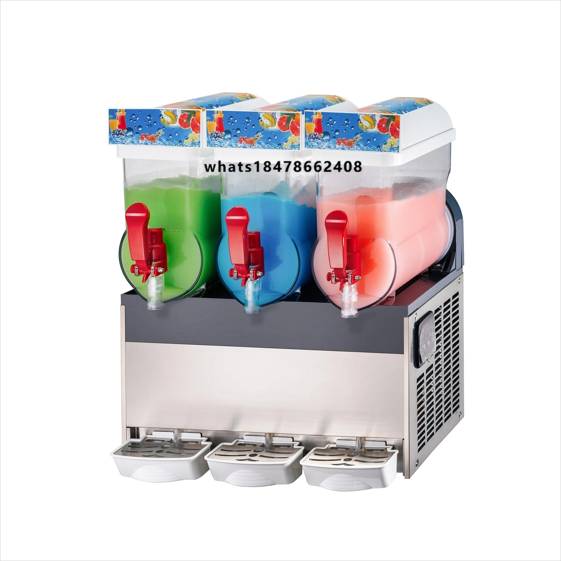 

New for Commercial Slush Frozen Drink Machine Programmable & Easy to Operate