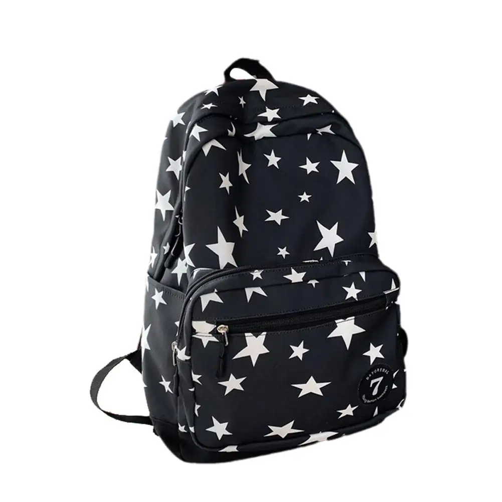 Mochila De estrella para hombre y mujer, bolsa para ordenador portátil de 17 pulgadas, bonita mochila de viaje para estudiante de regreso a la