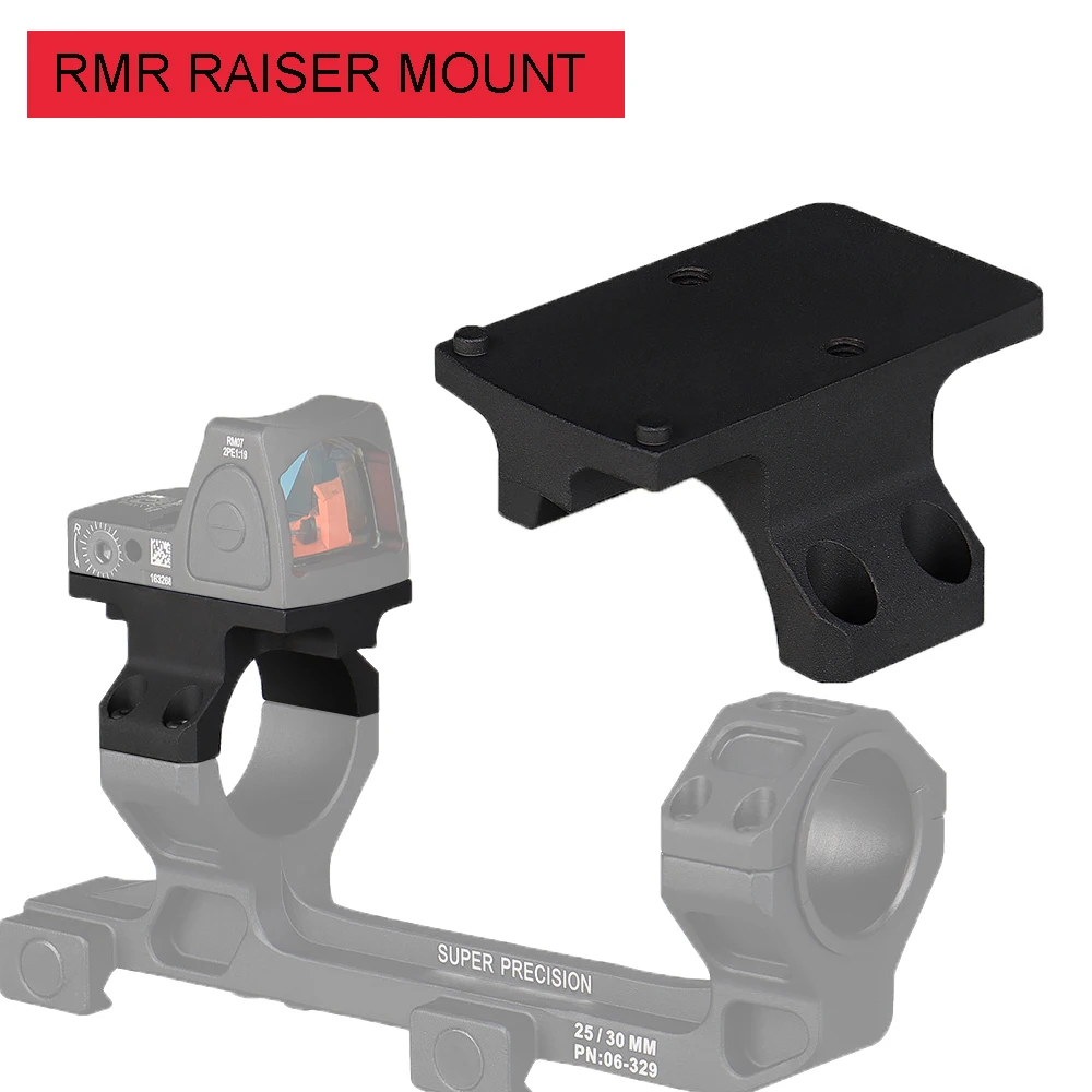 O suporte de riser PPT RMR cabe em montagens de escopo de anéis de 25,4 mm e 30 mm gs24-0236