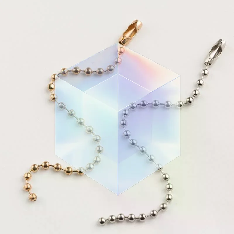 100pcs 10CM DIY Ball Bead Chains Key Chain Dolls Label Hand Tag Connector For Jewelry Making Pendant Accessorise