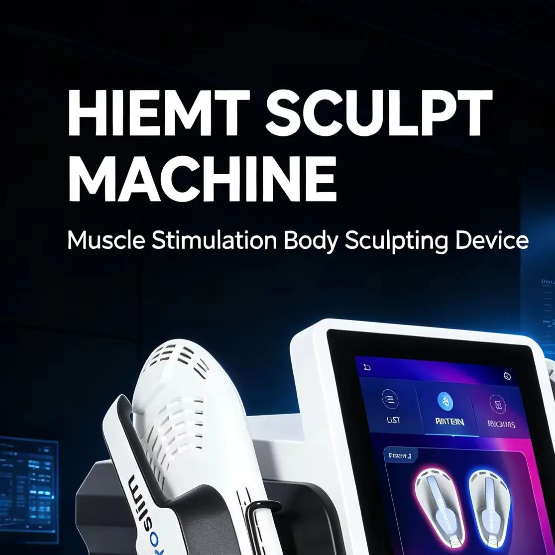 MYOslim 6500W Body Sculpt Machine Electromagnetic Body Contouring Fat Loss Pelvic Cushion Professional Salon Instrument