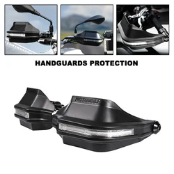 New For HONDA NC750X CB300R CB190 CB150R Hand Guard Handle Protector Shield Windproof Handlebar HandGuards With LED turn