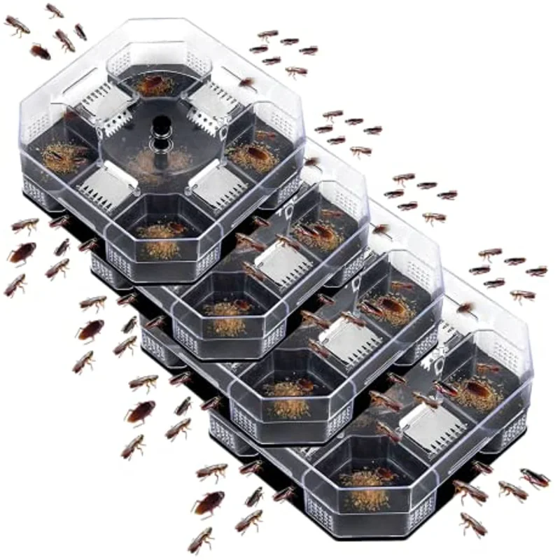 

Cockroach Trap, Efficient Roach Cockroach Trap Catcher Box Capture, Reusable and Eco-Friendly Traps Spiders Ants Reusable