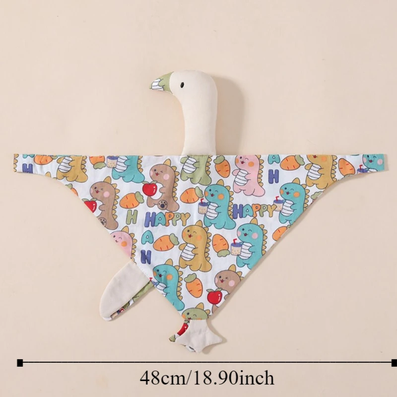 ผ้าฝ้าย Goose Baby Sleeping ตุ๊กตา Swan Soothing หมอนทารกแรกเกิดผ้าเช็ดตัว Interactive สบายเด็ก Gooses Snuggle ของเล่น