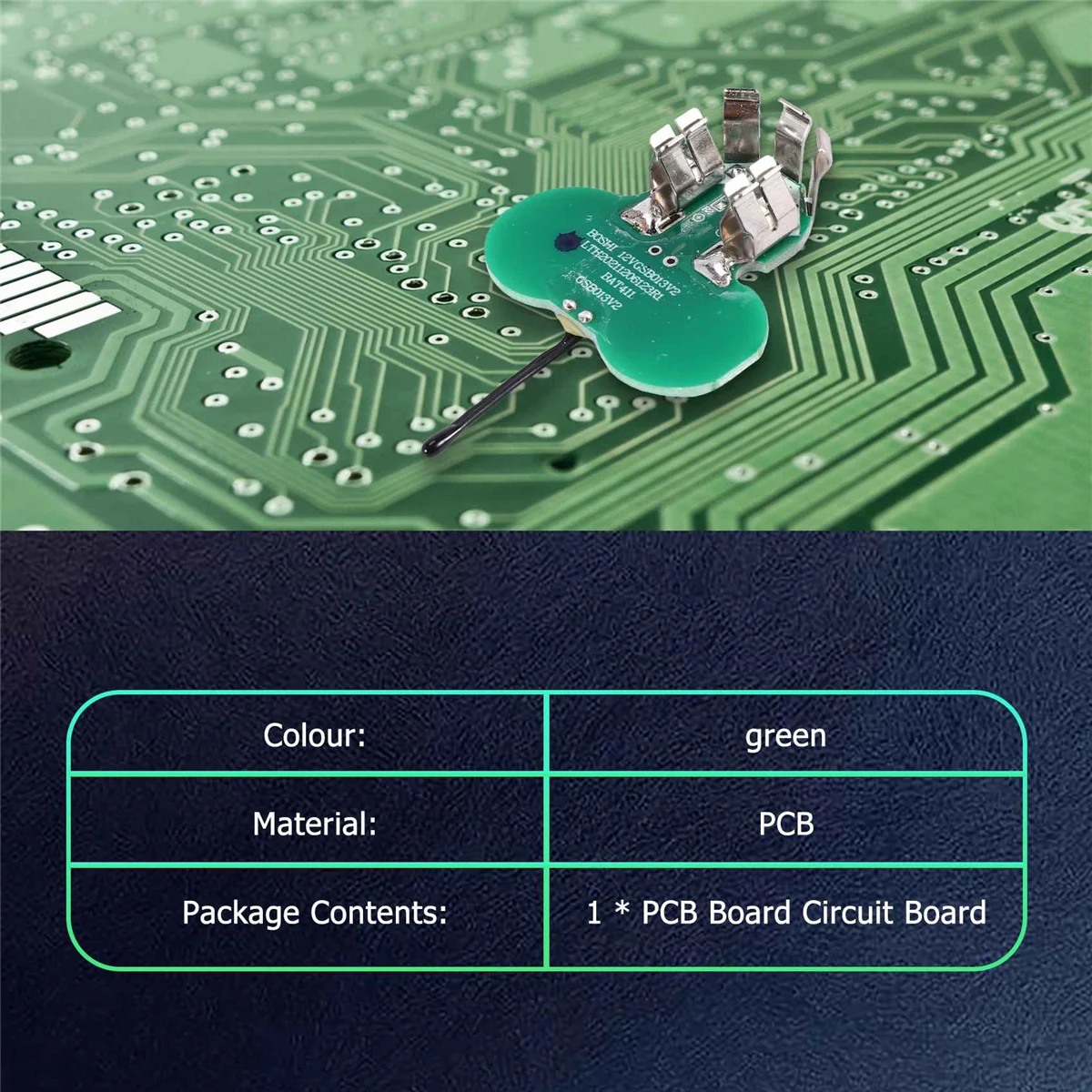 N09R BAT411 แบตเตอรี่บอร์ด PCB แผงวงจรสําหรับ Bosch 10.8V 12V แบตเตอรี่ BAT412A 2607336013 2607336014   เครื่องมือไฟฟ้าไร้สาย