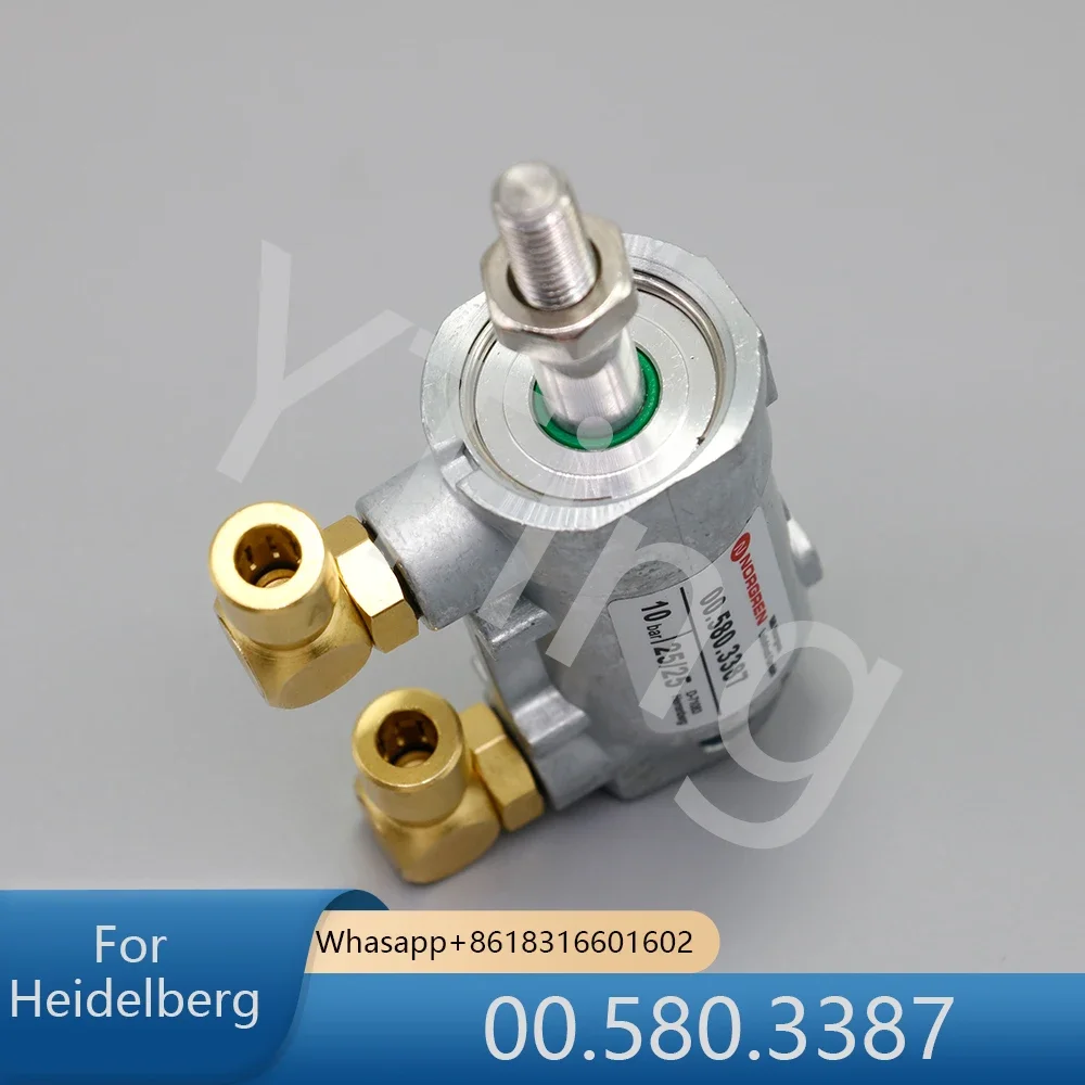 

00.580.3387 Air Cylinder Copper Nozzle Glue Nozzle 6MM QGA25x25 For Heidelberg SM74 SM102 Printing Machine