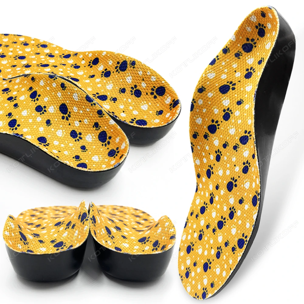 Picture 7: Kids Flatfoot Orthopedic Sport Insoles for Shoes Children Orthotics Insoles Flat Feet O/X Leg Correction Arch Support Shoe Pad