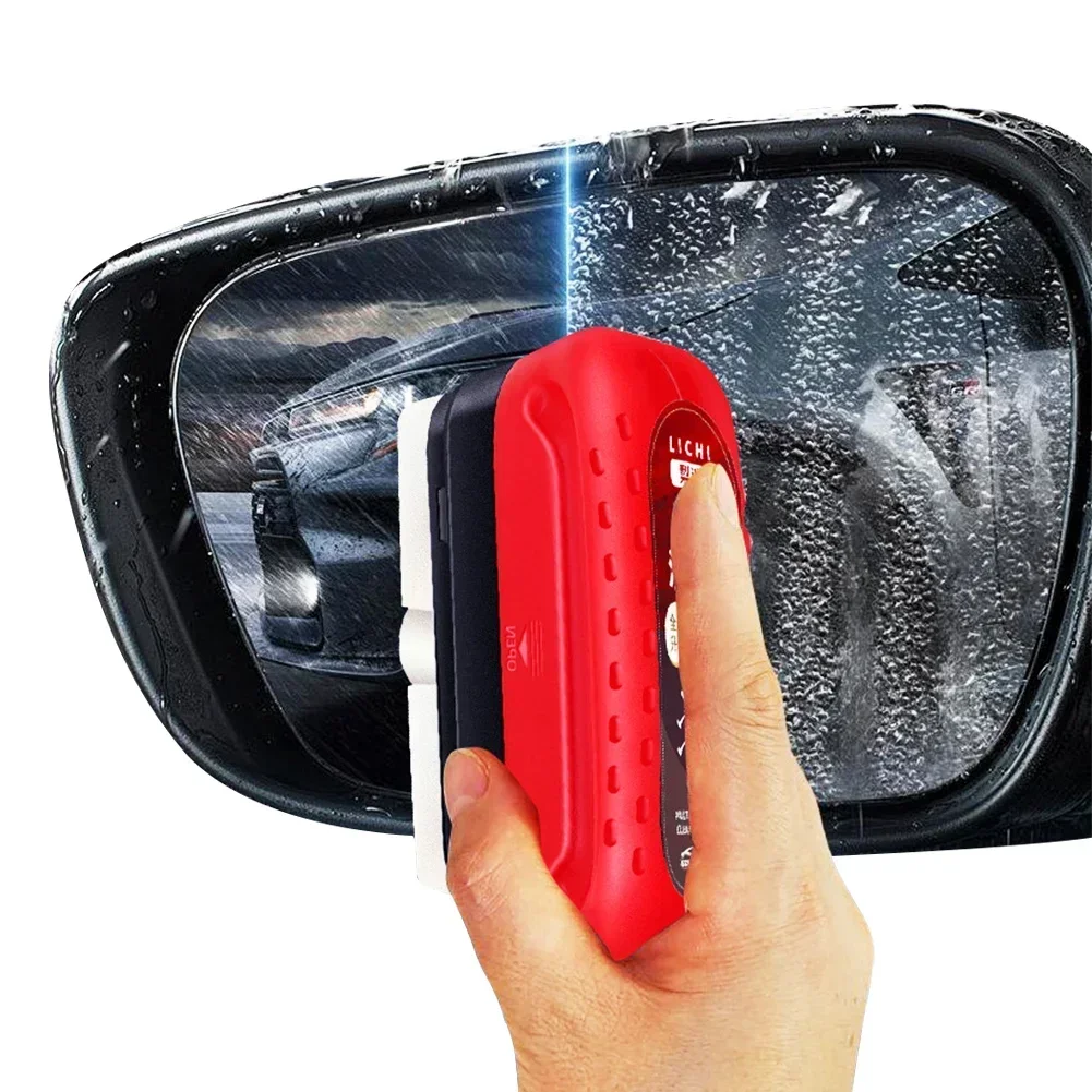 Car Windshield Cleaner Removes Dirt Oil Film Remover Car Glass Sponge Cleaning Brush Powerful Windshield Oil Film Stain Removal