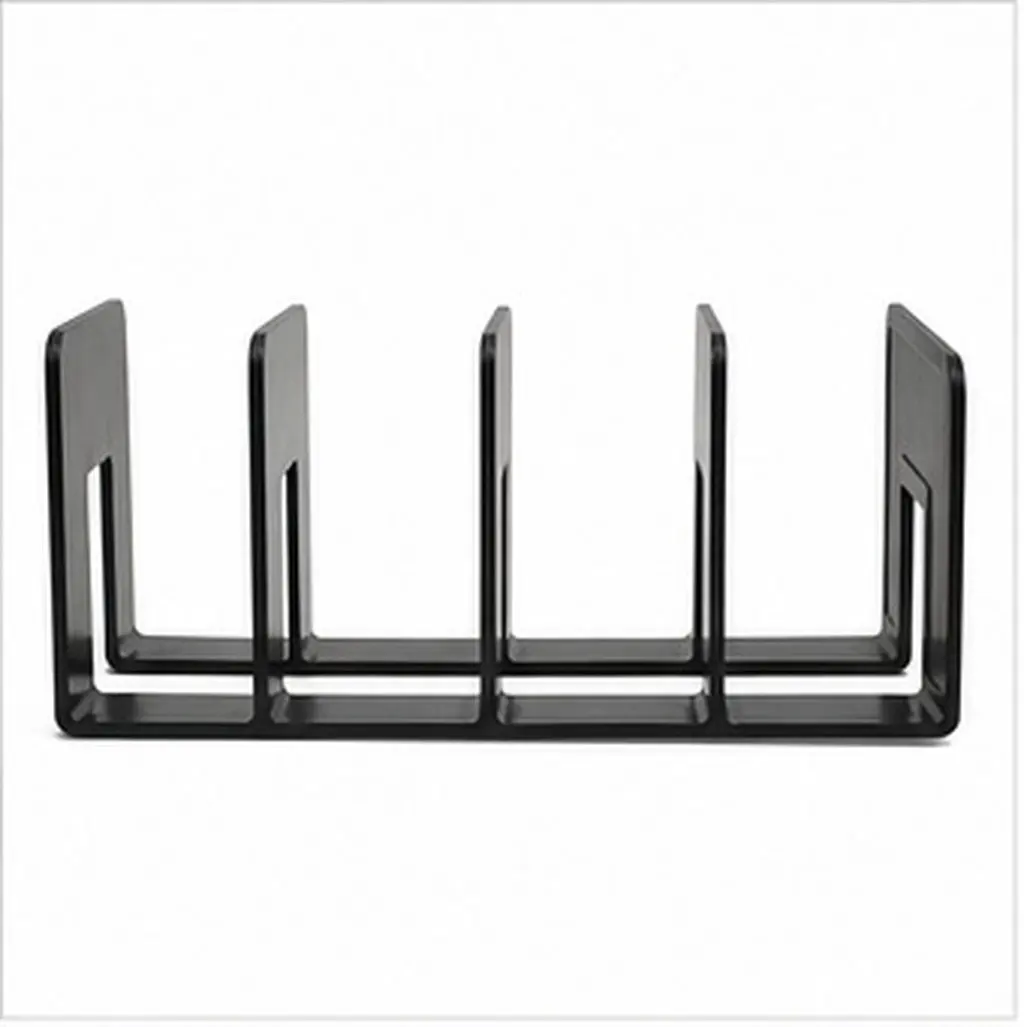 Plastic Bookstand Exquisite Book Organizer Crafted Book Ends Safe Sturdy Smooth Surface Home Shelf Bookcase Desk Office