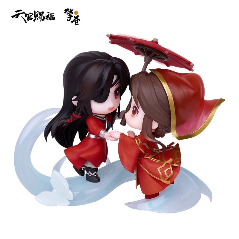 Handmade 9.5cm Heavenly Official Blessing Xie Lian/Hua cheng Q-Version Anime Peripheral Collection Edition Pendant Doll Model