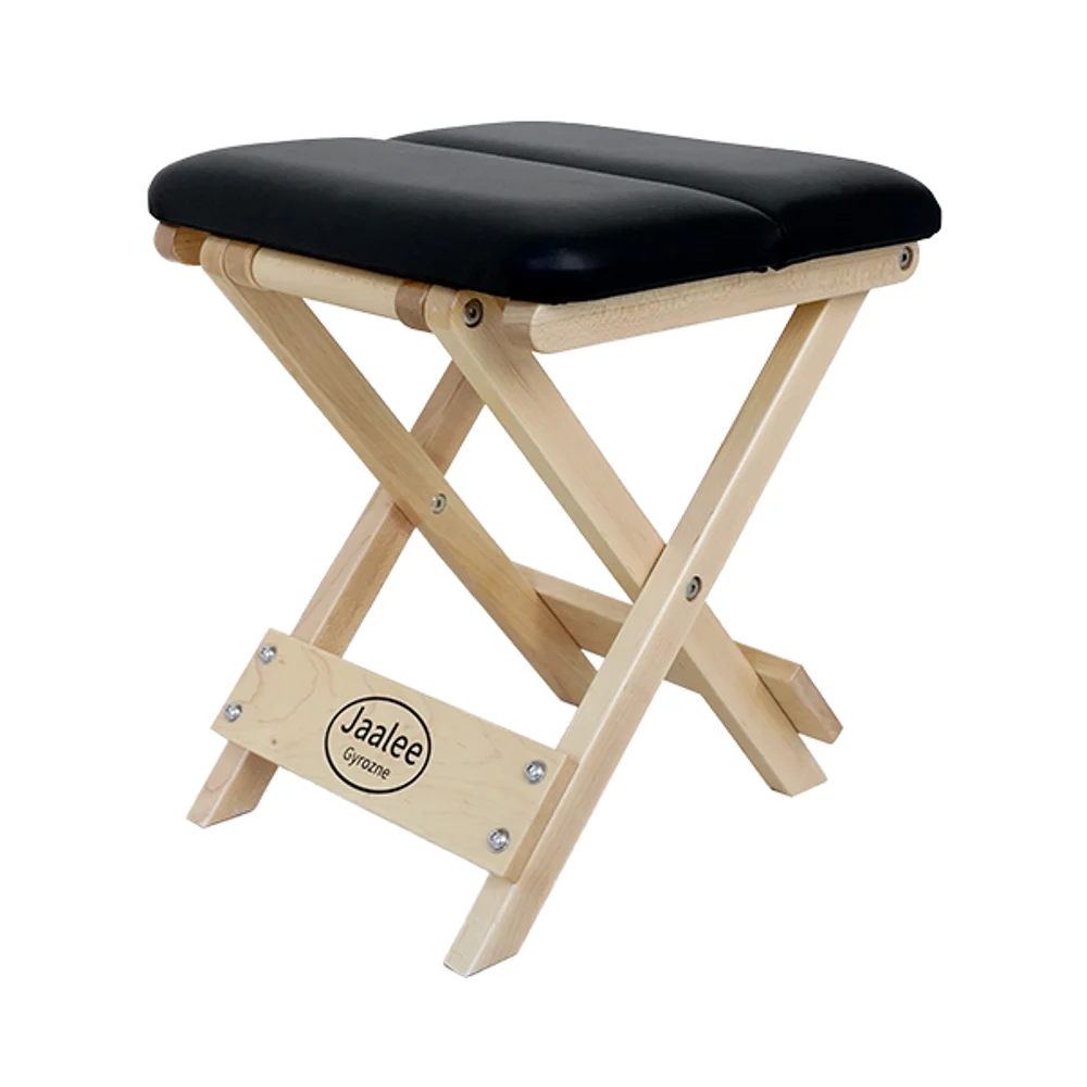 Przenośna składana ławka Zen Trwała drewniana ławka do ćwiczeń Miękkie krzesło Stołek do jogi Ławka do sprzętu do pilatesu Akcesoria