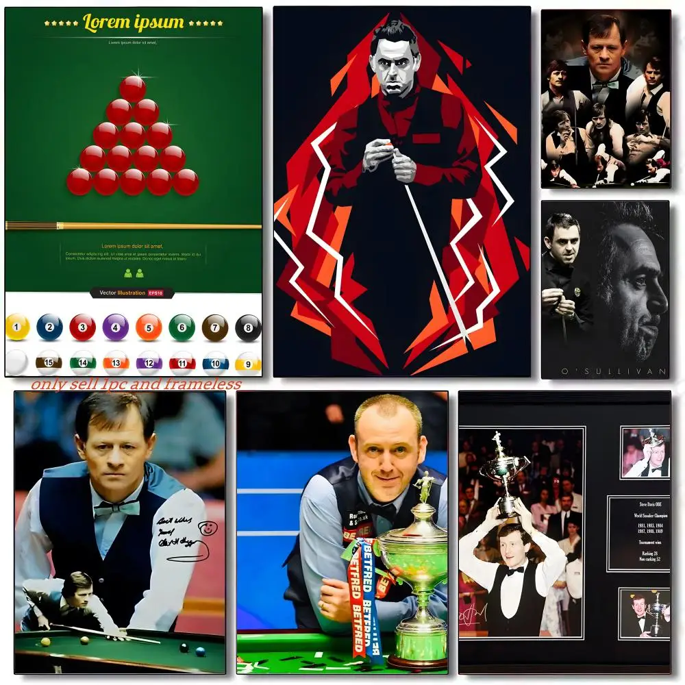 Legendary Snooker Athlete Ronnie OSullivan-A Poster Poster painting with prints Home bedroom living room decoration gift