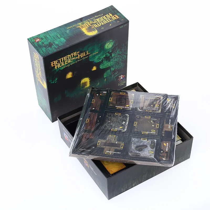 English version of Betrayal At House On The Hill: Horror Gathering Card Game Board Game For Home Party Adult Family Playing Card