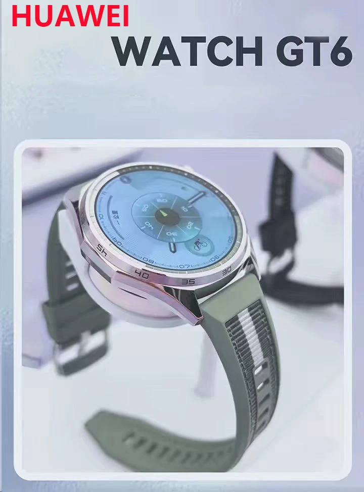 HUAWEI Watch GT 6 Smartwatch,Up to 21-Day Battery Life,Buit-in Map,Replay Message,compatible with iOS and Android