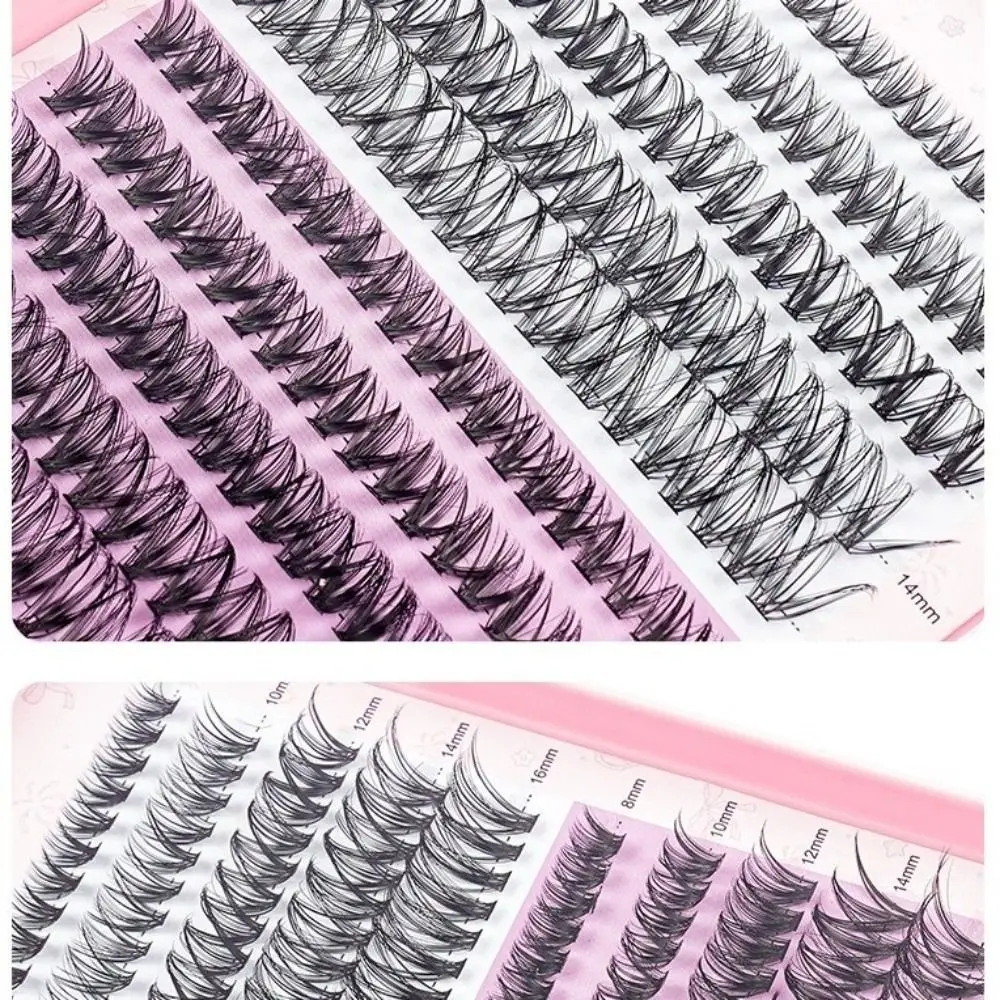Large Capacity Eyelash Book Single Cluster 30D40D Mixed Cluster Eyelash Curled Upright Hair Segmented Eyelash Daily Wear