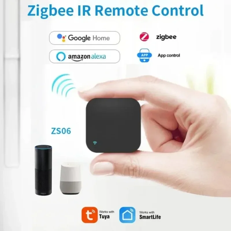 Инфракрасный Tuya Smart WIFI Remote Zigbee ИК-контроллер Пульт дистанционного управления умным домом Универсальный для телевизора DVD AC работает Alexa Google Home