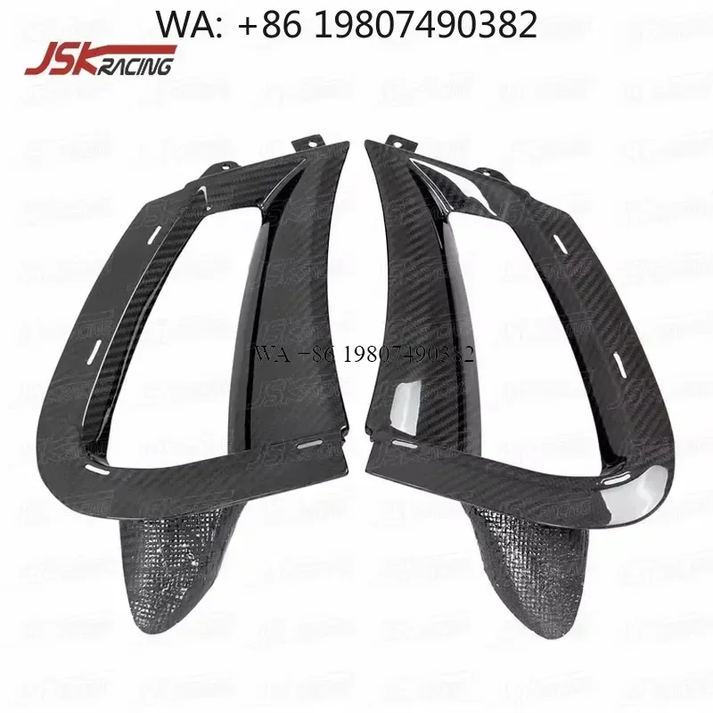 Wmwmnu Carbon Fiber Front Bumper Side Air Vents for 2017-2019 720S Body Kit Trim Accessories
