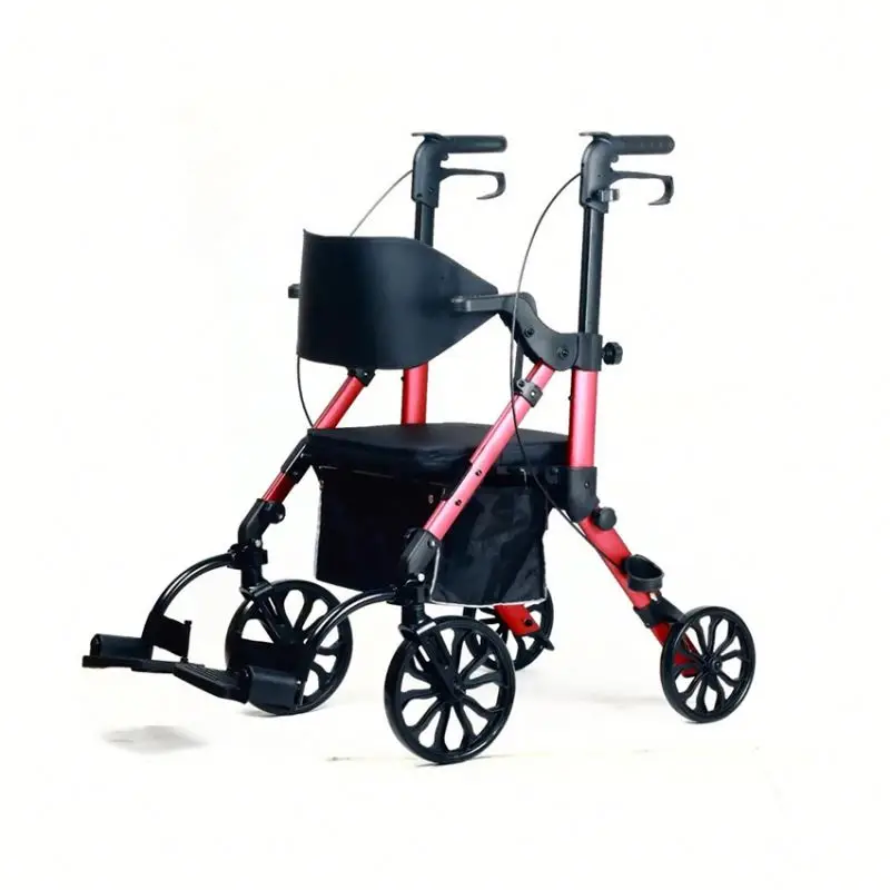 Stroller Aids Elderly Walking Rollator Lightweight Adult Walker For Sale China Wheels Powerassist Aid Old People