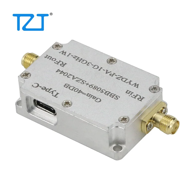 TZT SBB5089+SZA2044 One-Way Microwave Power Amplifier RF Power Amplifier Module 40DB WYDZ-PA-1G-3GHz-1W