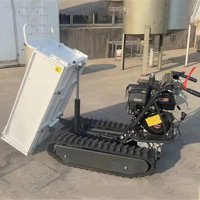 Mini Dump Truck 4x4/500kg Loading Crawler Small Transportation Dump Truck Mini Dumper For Sale