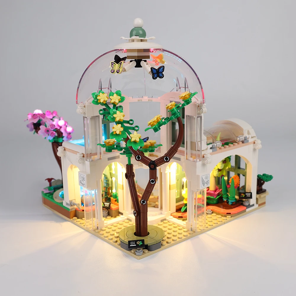 LED Light Kit For 41757 Friendship Botanical Garden Building Blocks Children DIY Toys Set Only Lighting Kit Not Model