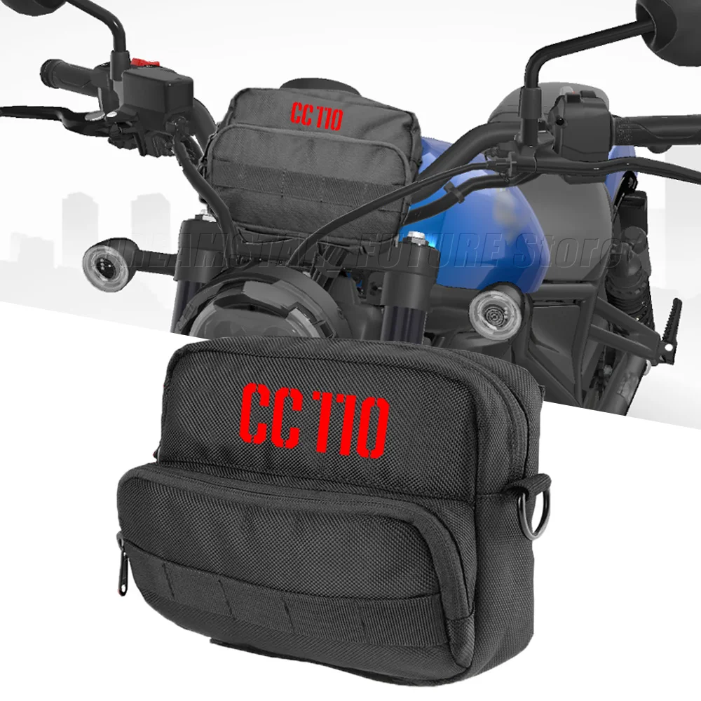 

FOR CC110 Cross cub CC 110 Motorcycle Handlebar Bag Shoulder Bag Universal Multifunction Storage