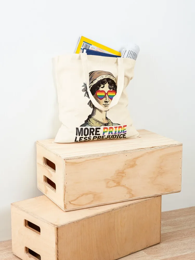 المزيد من فخر أقل تعامل Lgb، جين أوستن، فخور حليف، فخر شهر شي حمل حقيبة حمل حقيبة يد مخصصة #4