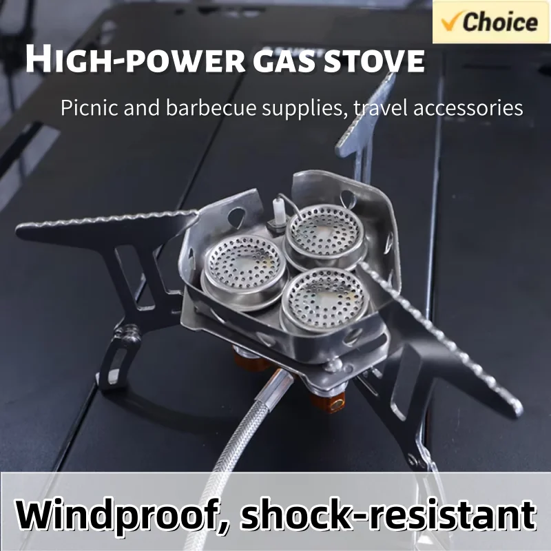 Camping Tourist Brenner Big Power Gasherd Kochgeschirr Tragbare Ofen Picknick Grill Tourismus Liefert Outdoor erholung