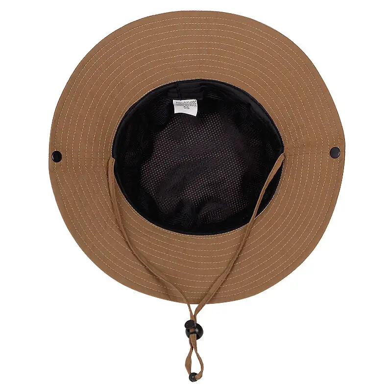 Children Summer Hats for Boys Girl Solid Color Breathable Fisherman Hat Lightweight Mountaineering Camping Sun Protect Accessory image 6